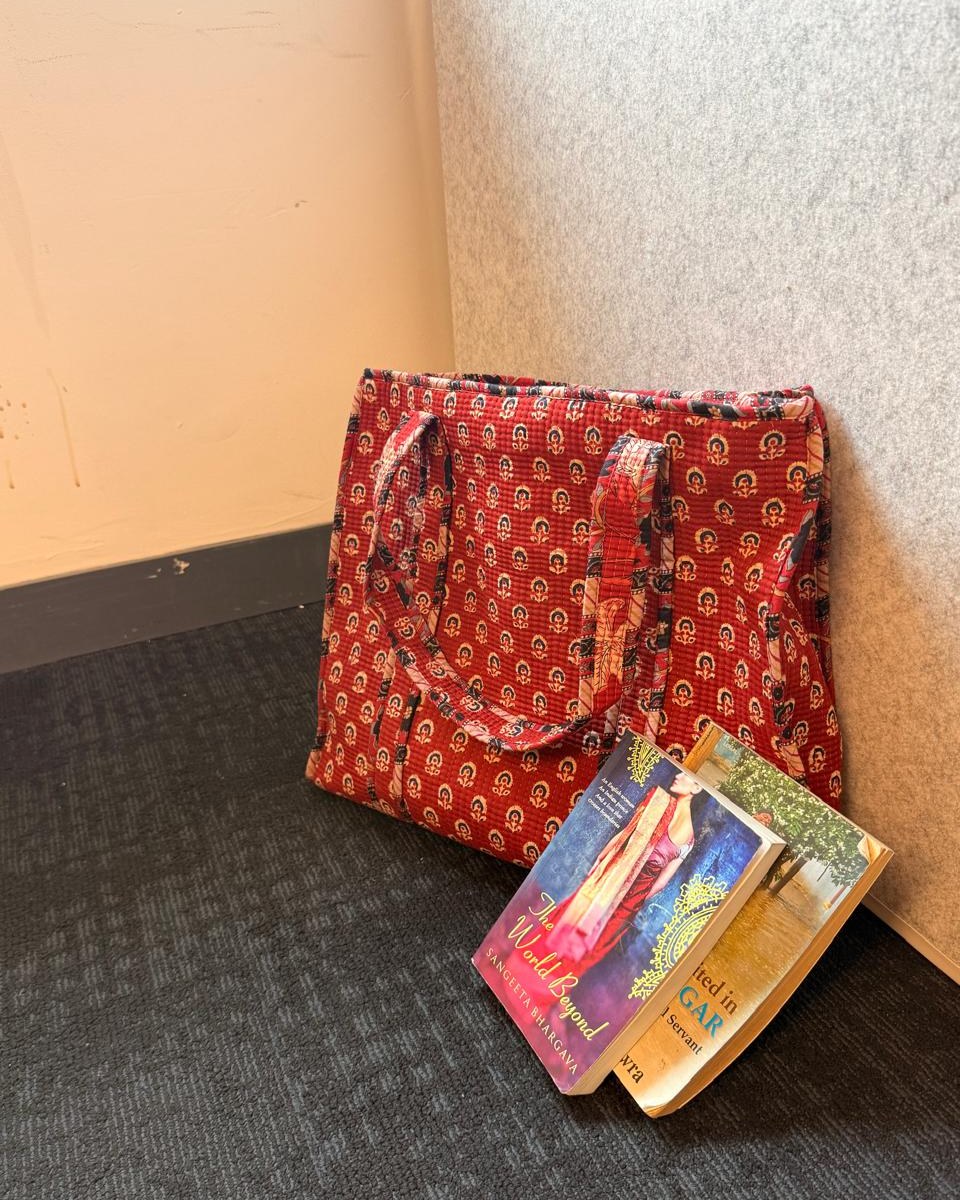 Handcrafted quilted bag from Rajasthan